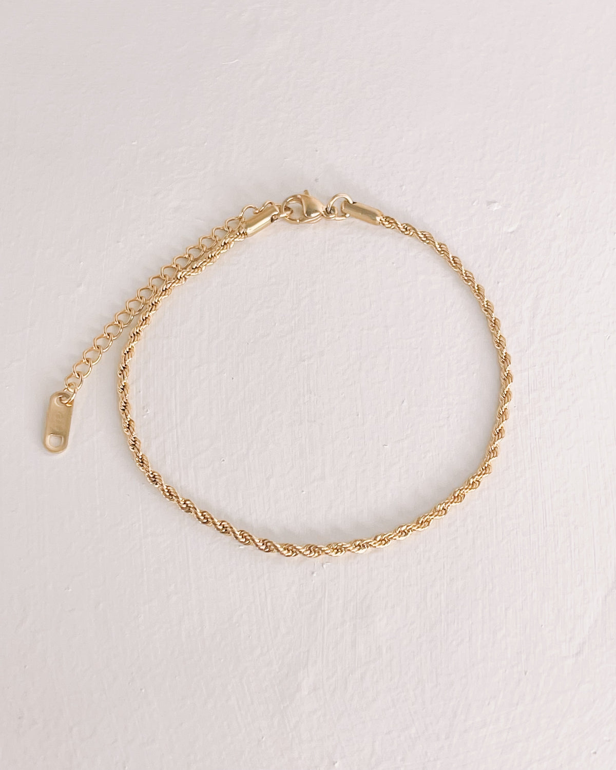 Alondra Gold Rope Chain Bracelet / Anklet
