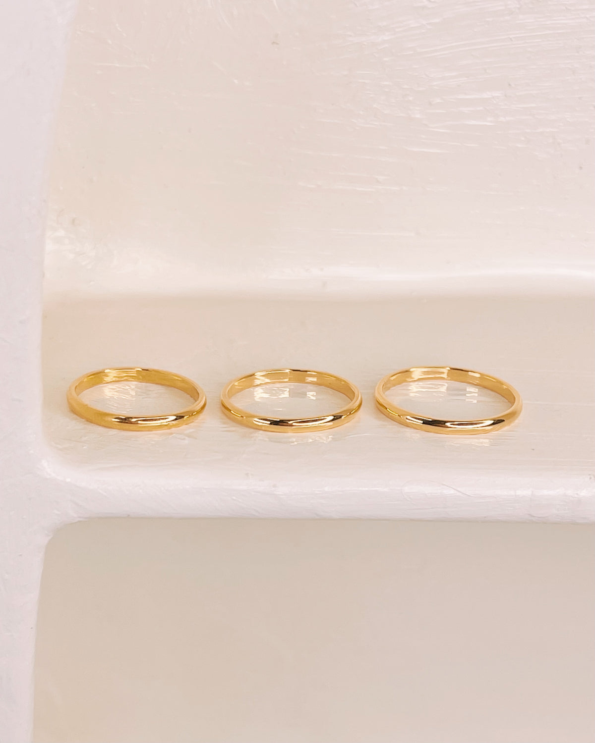 Estella Minimalist Thin Gold Ring