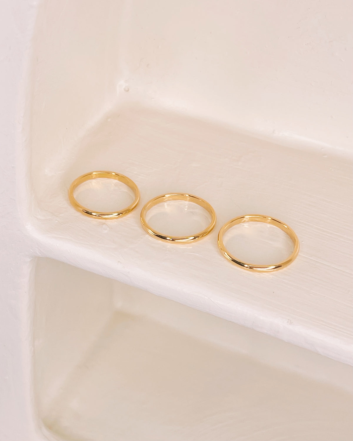 Estella Minimalist Thin Gold Ring