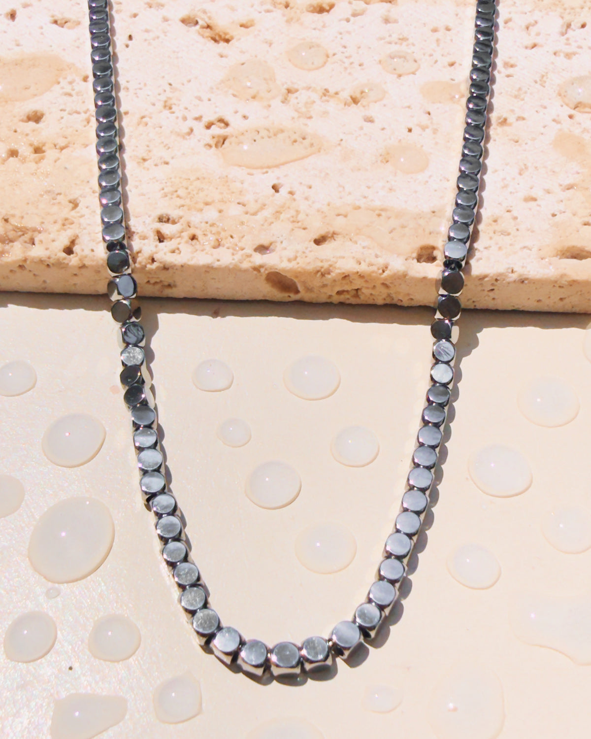 Lars (Silver) Rounded Faceted Box Chain Design (Chain Only) Necklace
