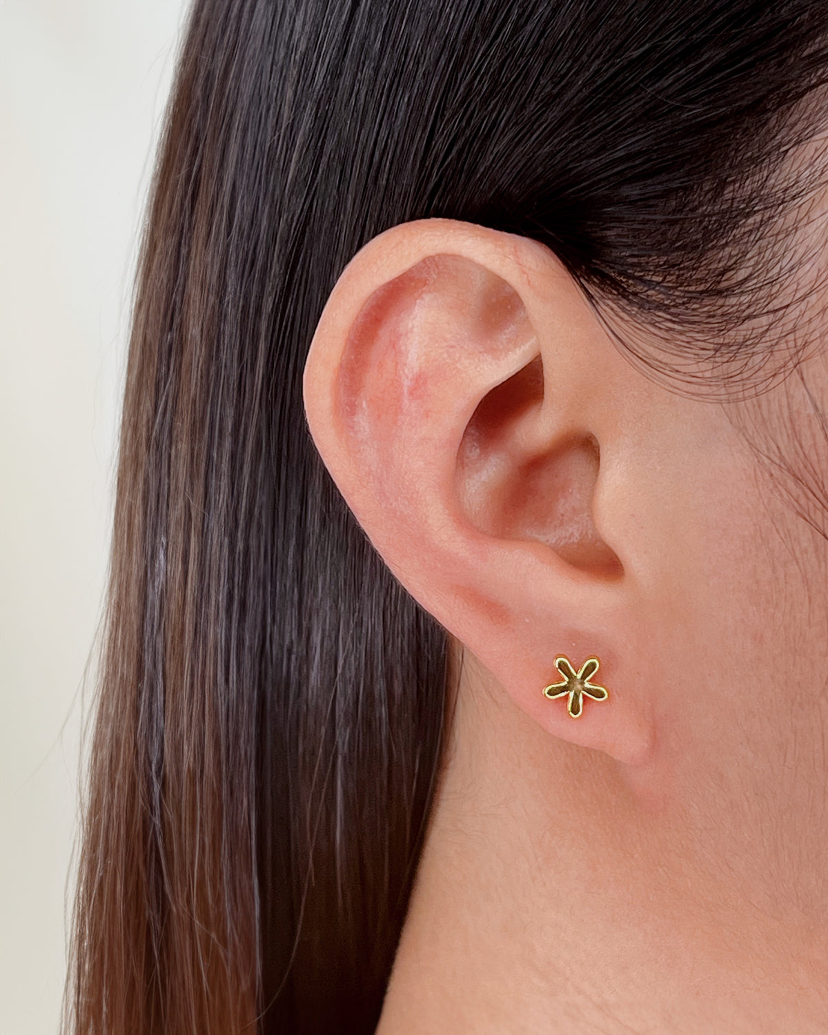 Heather (Bundle Set) 3 Pairs Dainty Zircon Paved Pearl Flower Solid Flower Round Ball Gold Studs