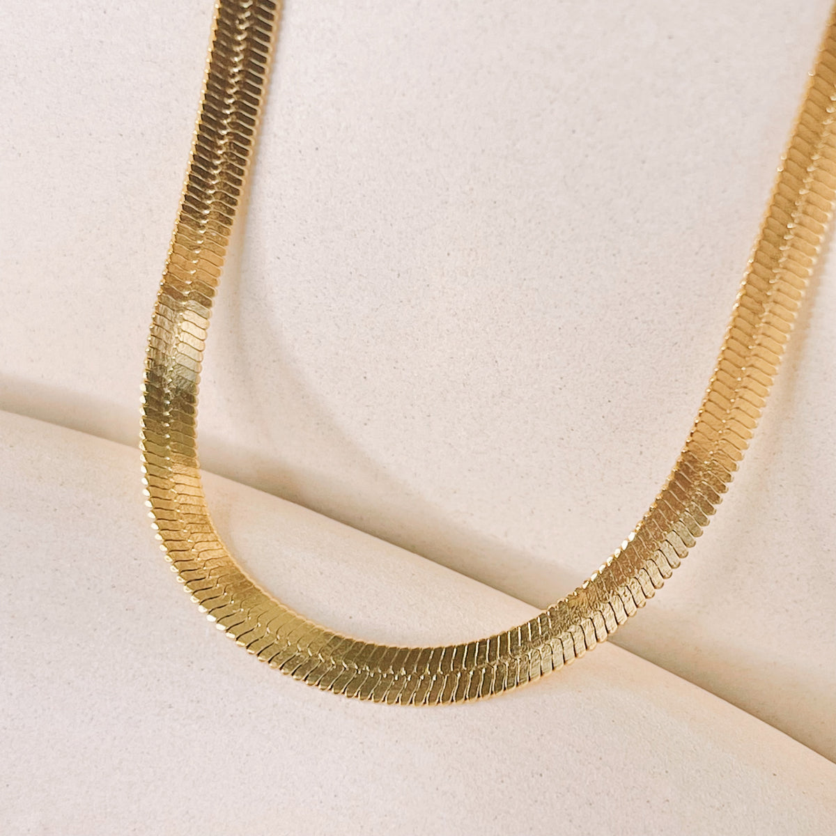 Grace Snake Chain Gold Necklace