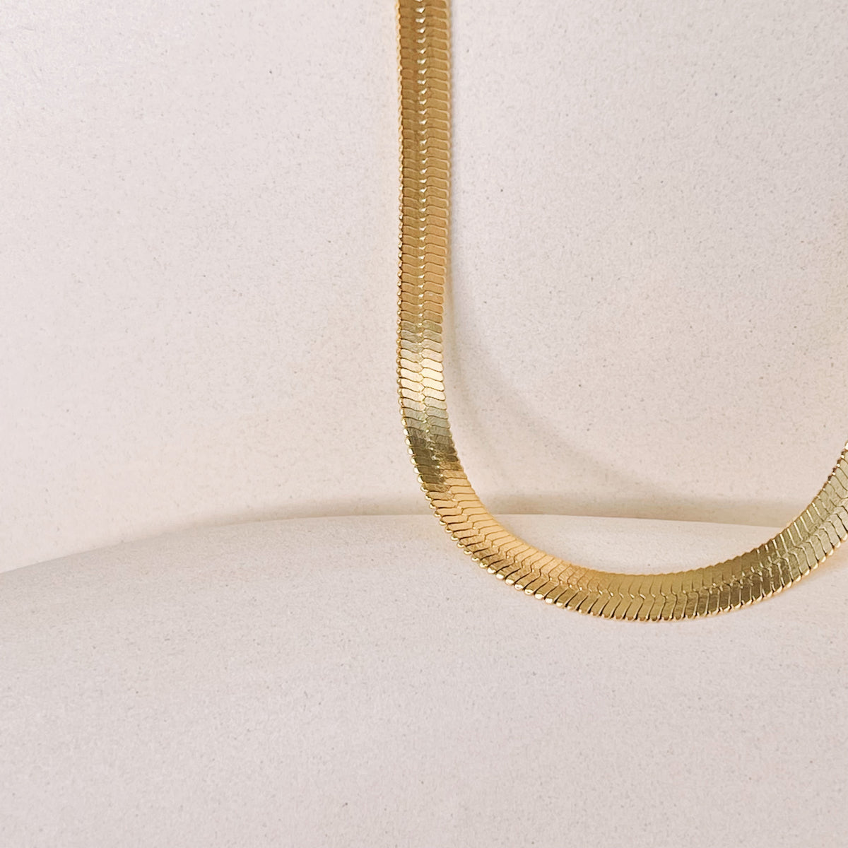 Grace Snake Chain Gold Necklace